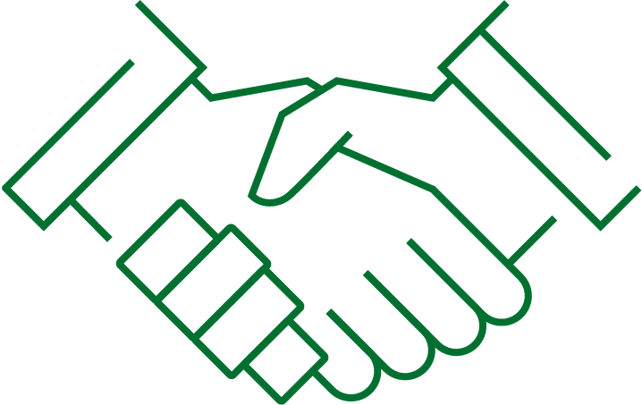 Handshake icon.
